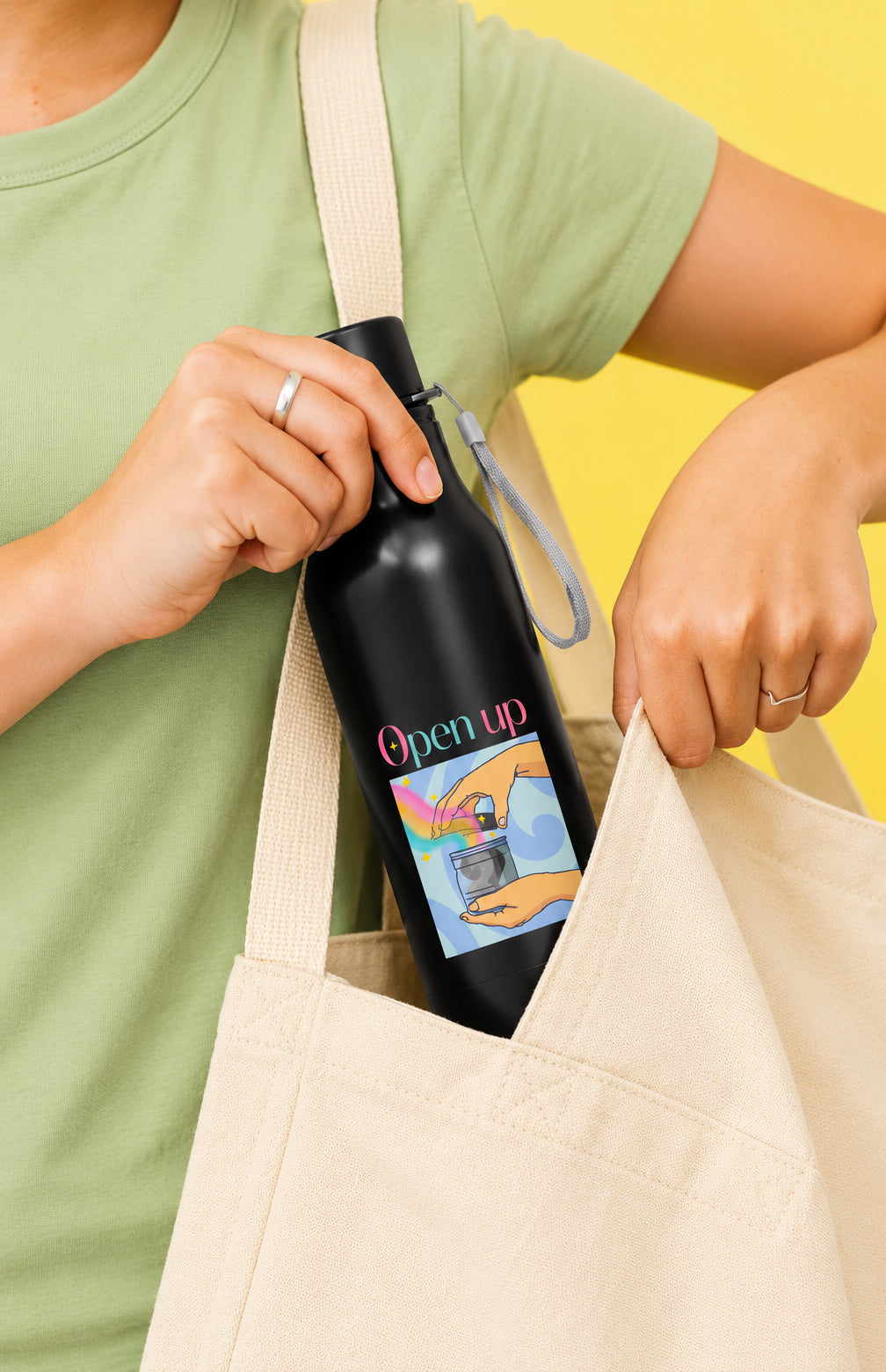 Open Up | Premium Stainless Steel Bottle