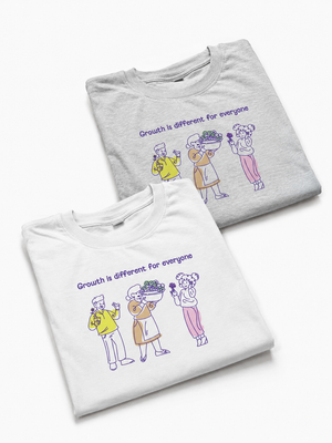 Growth is Different for Everyone | Premium Oversized Terry Tee
