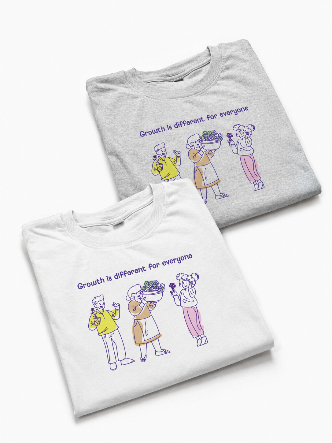 Growth is Different for Everyone | Premium Oversized Terry Tee