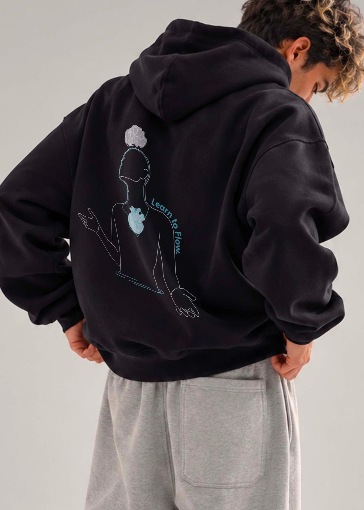 Learn to Flow | Premium Oversized Hoodie