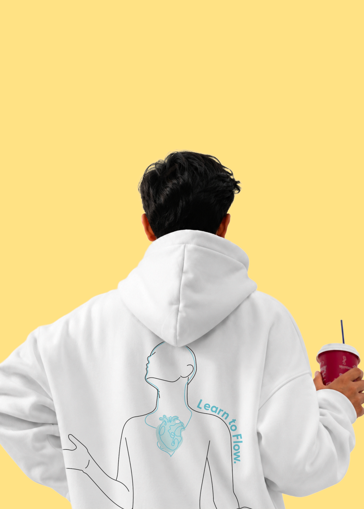 Learn to Flow | Premium Oversized Hoodie