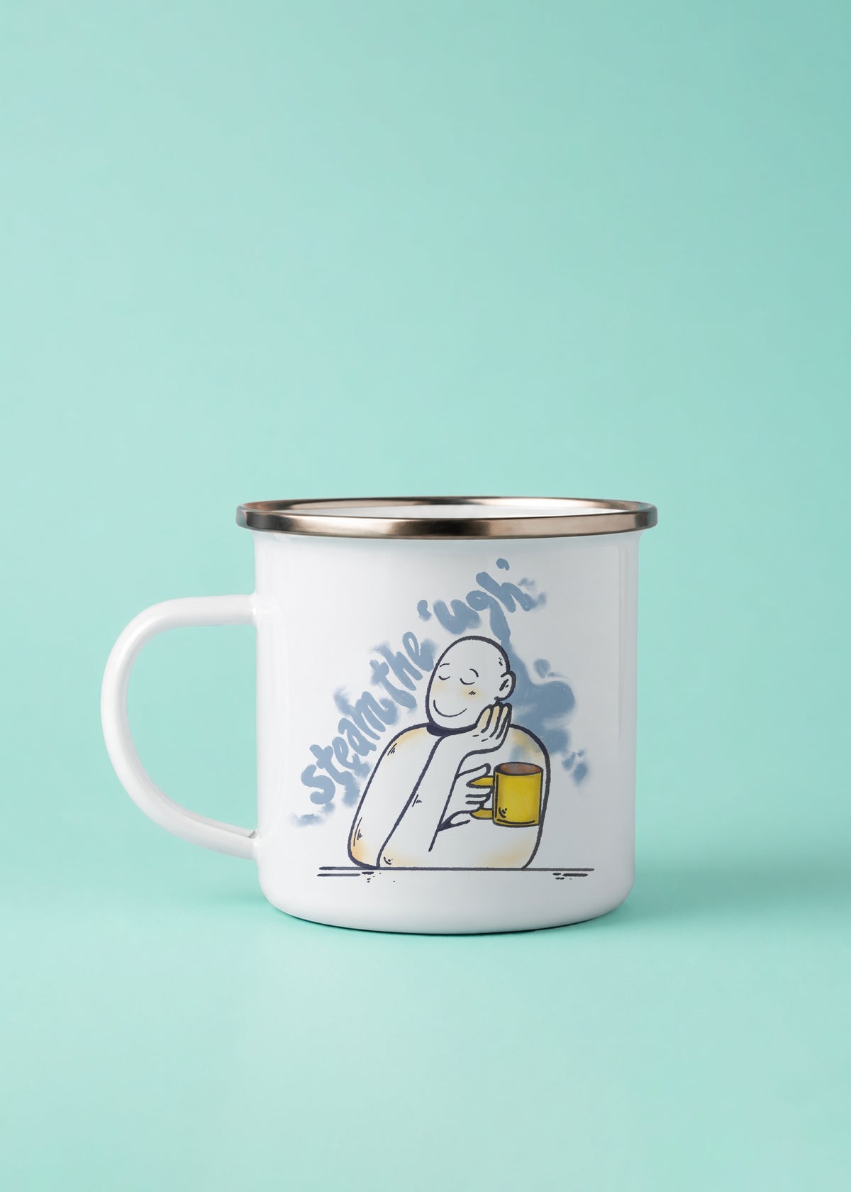 Steam the Ugh | Premium Enamel Mug