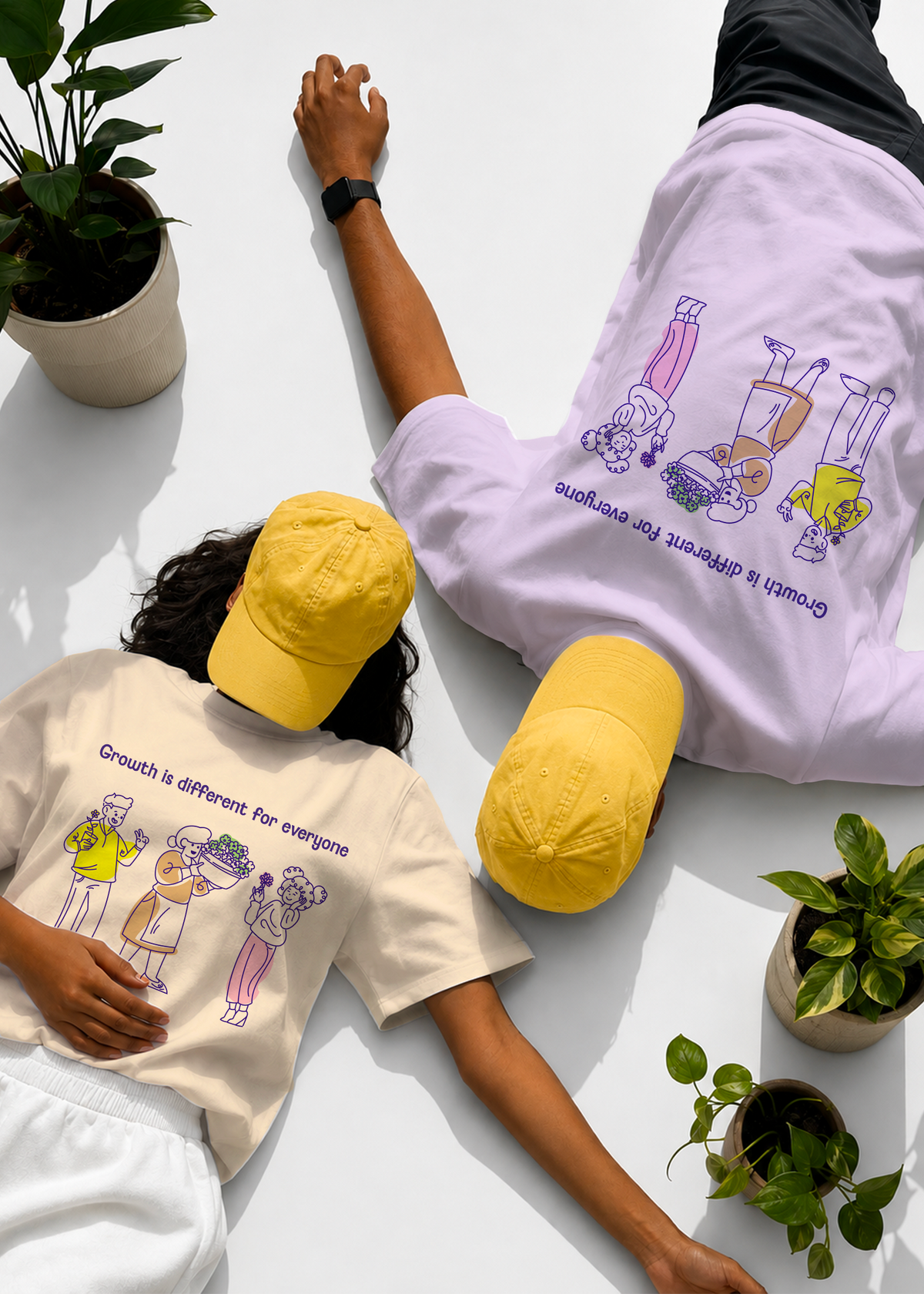 Growth is Different for Everyone | Premium Oversized Terry Tee