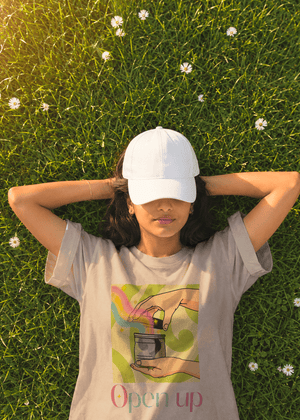 Open Up | Premium Oversized Terry T-Shirt