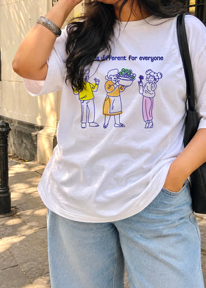 Growth is Different for Everyone | Premium Oversized Terry Tee