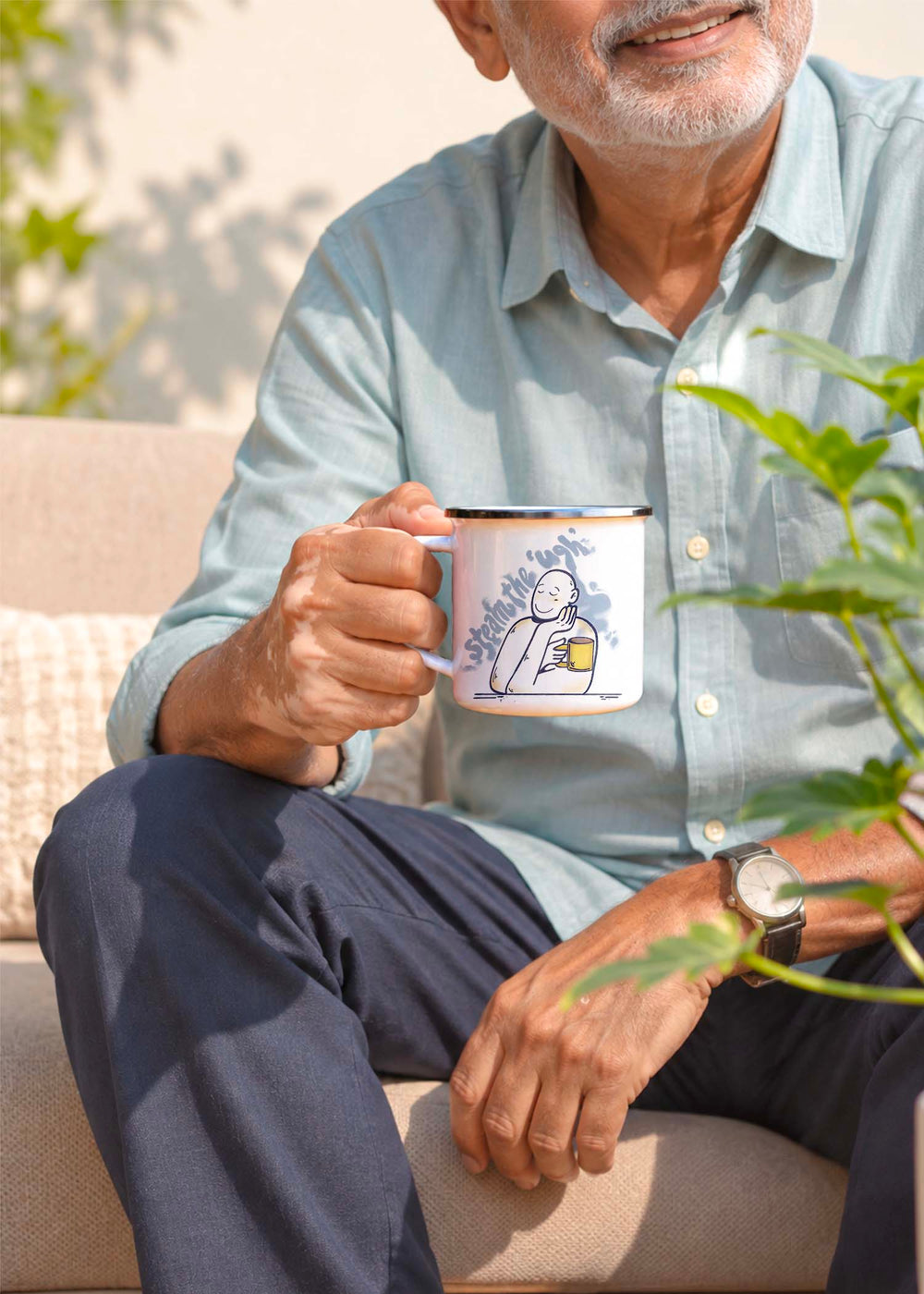 Steam the Ugh | Premium Enamel Mug