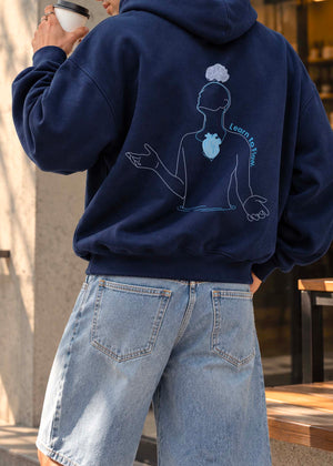 Learn to Flow | Premium Oversized Hoodie