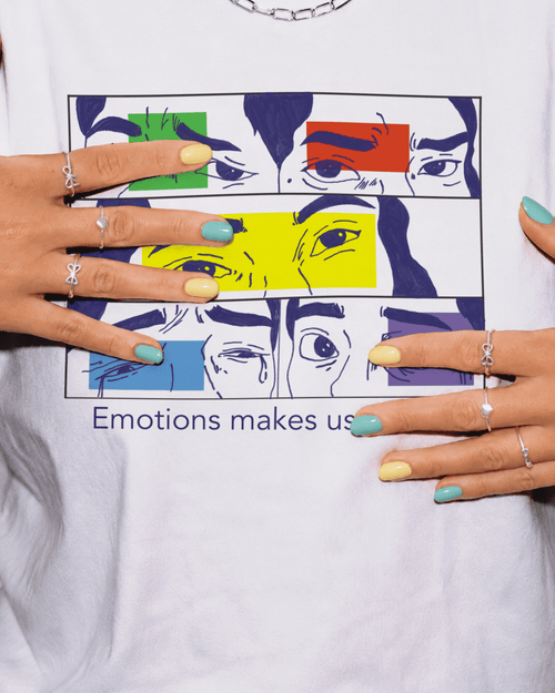 Emotions Make Us Human | Premium Oversized Terry Tee