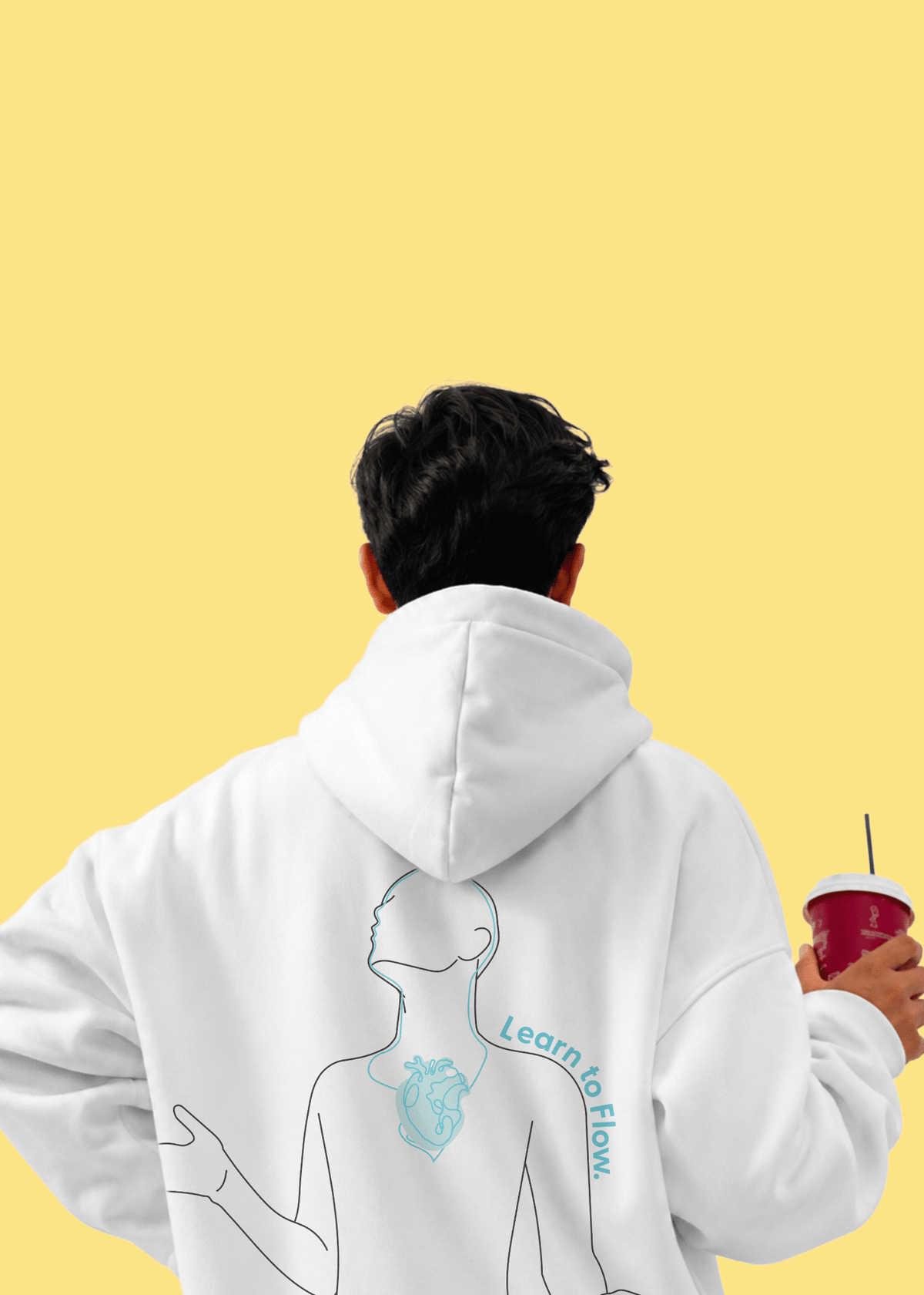 Learn to Flow | Premium Oversized Hoodie