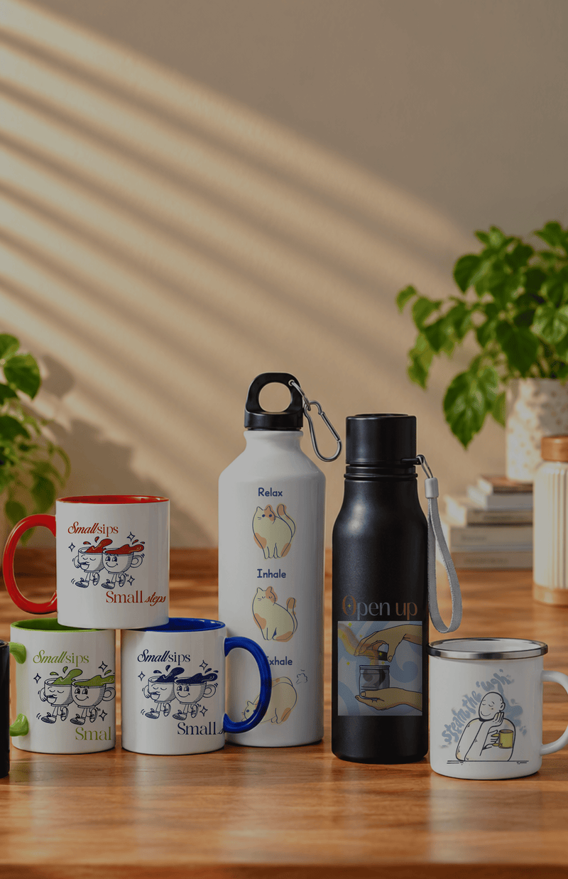 SukhBox Mugs & Bottles